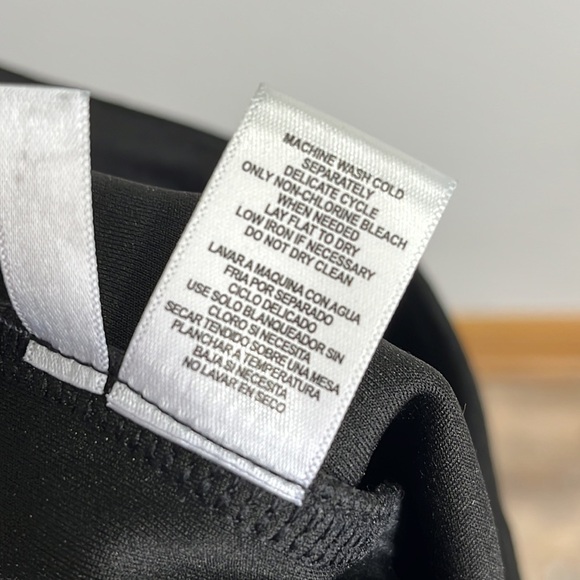 Andrew Marc Faux Suede Pull On Pants High Waist Black Stretch Womens Size Medium - Picture 11 of 13